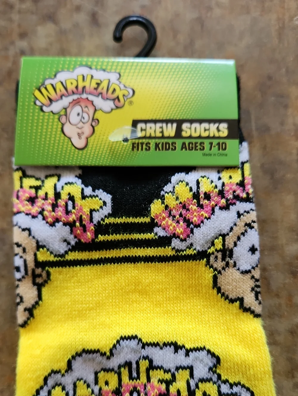 Tootsie Roll & Warheads Candy Theme Crew Socks